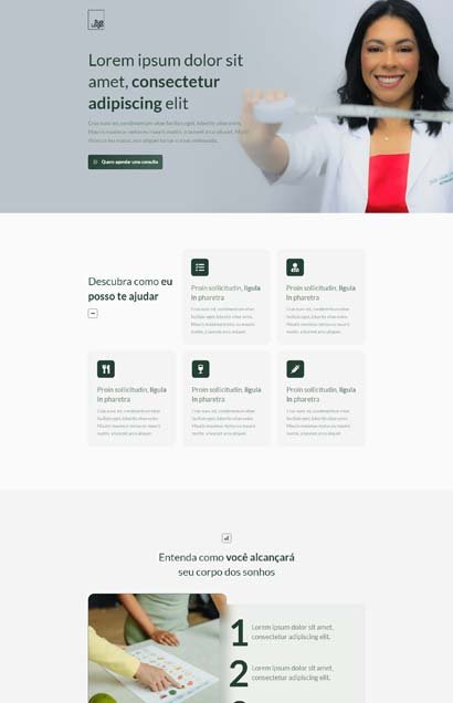 Template Nutricionista