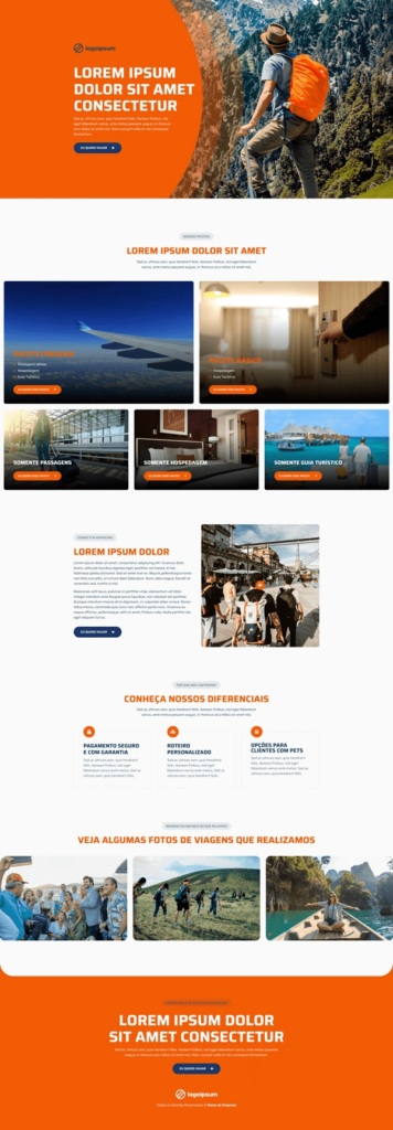 Template Viagem